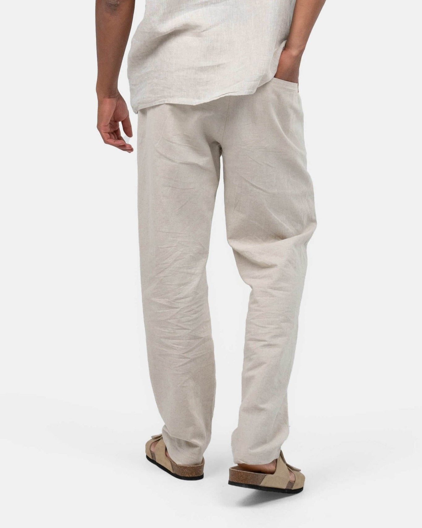 Hørbukser Beige | Skagen - clothing.dk